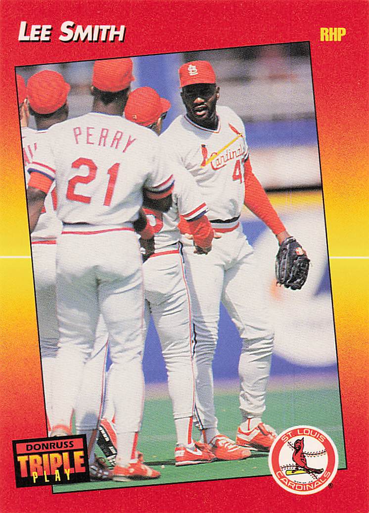1992 Triple Play Baseball Lee Smith #62