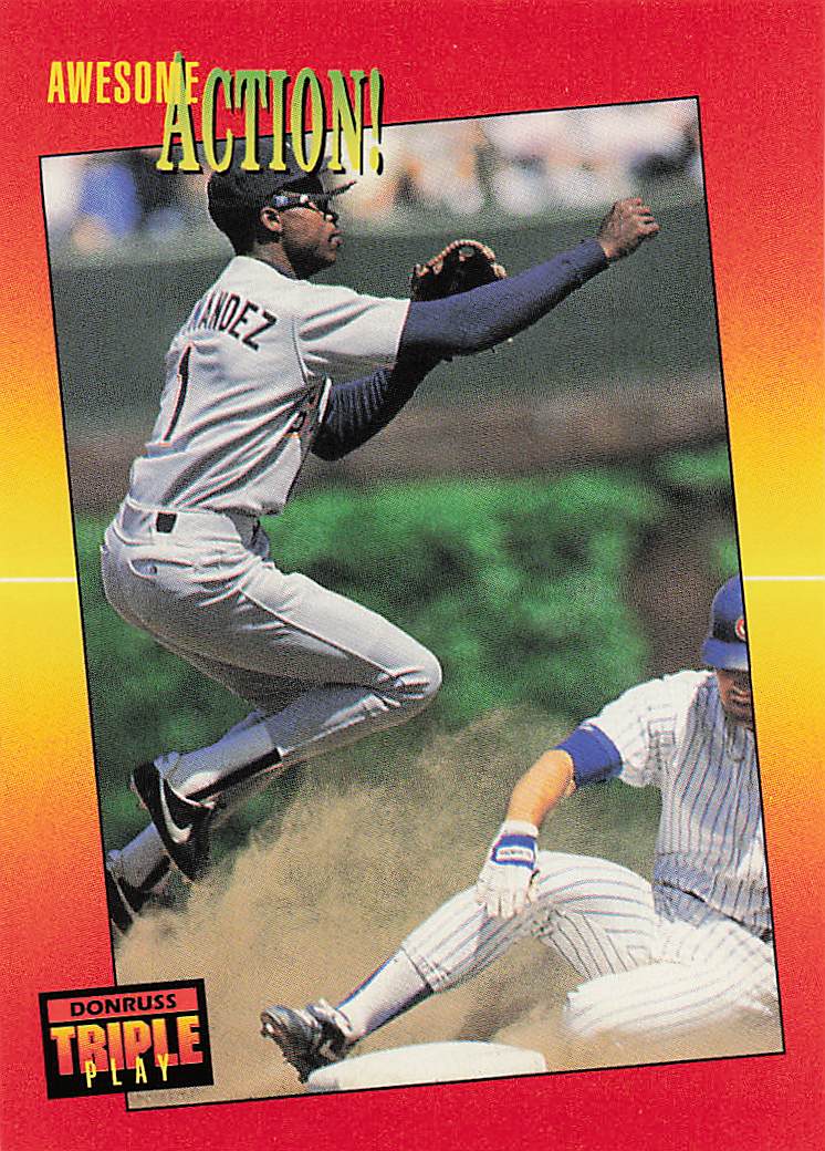 1992 Triple Play Baseball Tony Fernandez #102