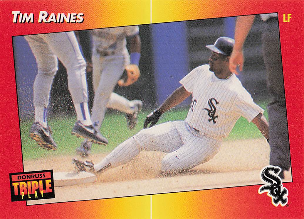 1992 Triple Play Baseball Tim Raines #107