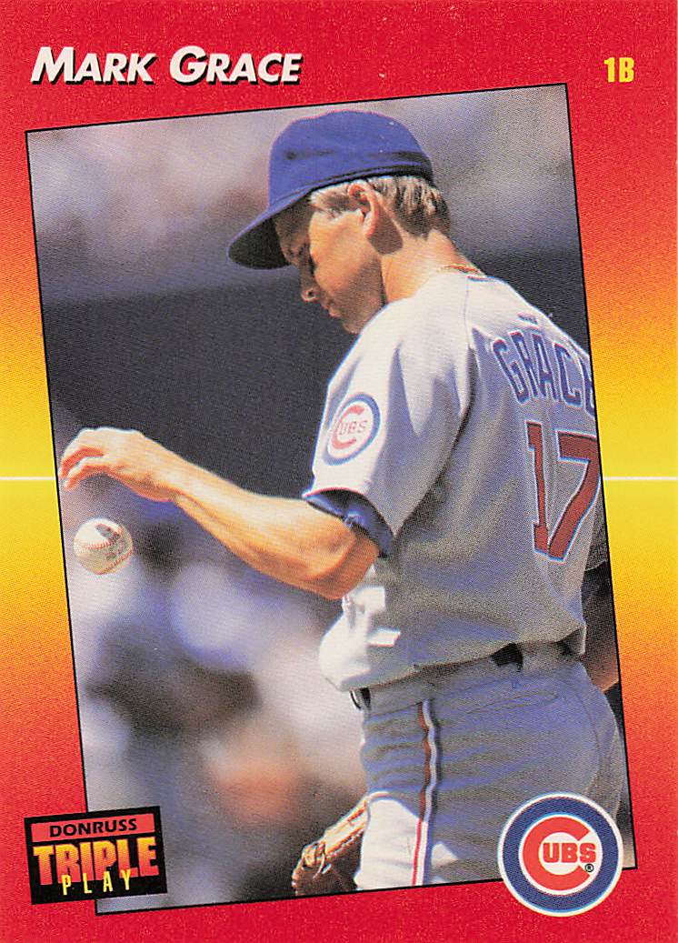1992 Triple Play Baseball Mark Grace #114