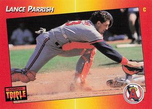 1992 Triple Play Baseball Lance Parrish #169