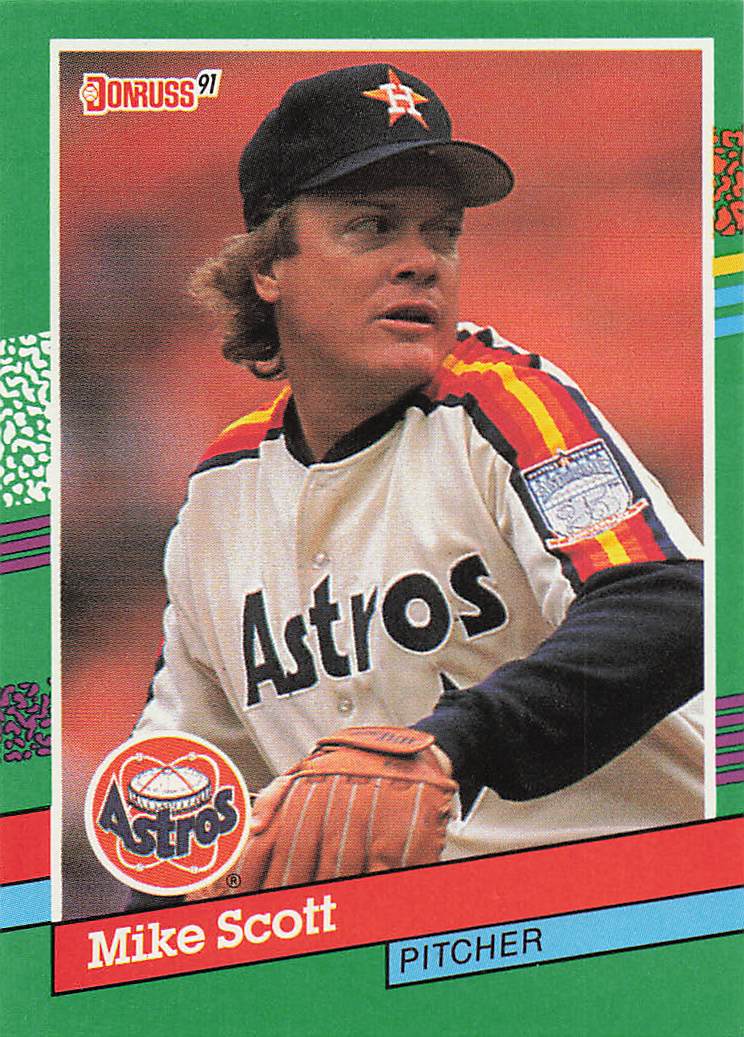 1991 Donruss Baseball Mike Scott #483b