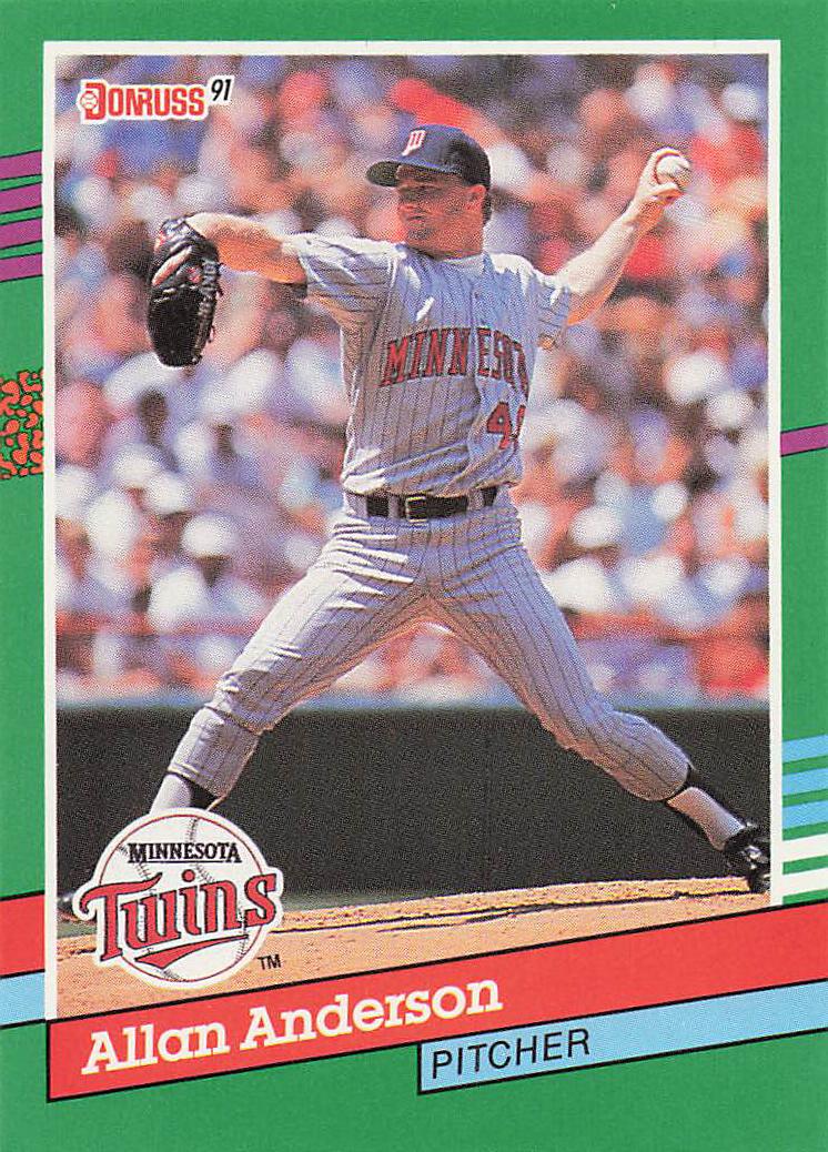 1991 Donruss Baseball Allan Anderson #527
