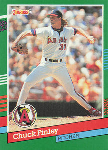 1991 Donruss Baseball Chuck Finley #692