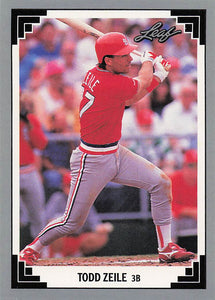 1991 Leaf Baseball Todd Zeile #327