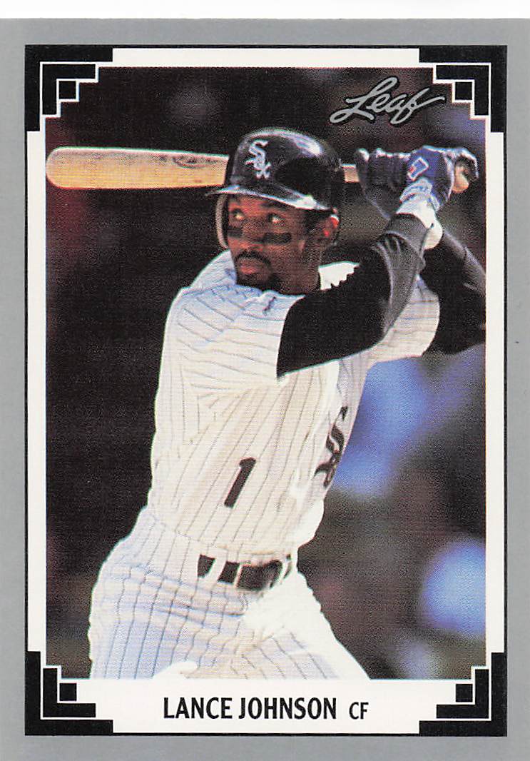 1991 Leaf Baseball Lance Johnson #403