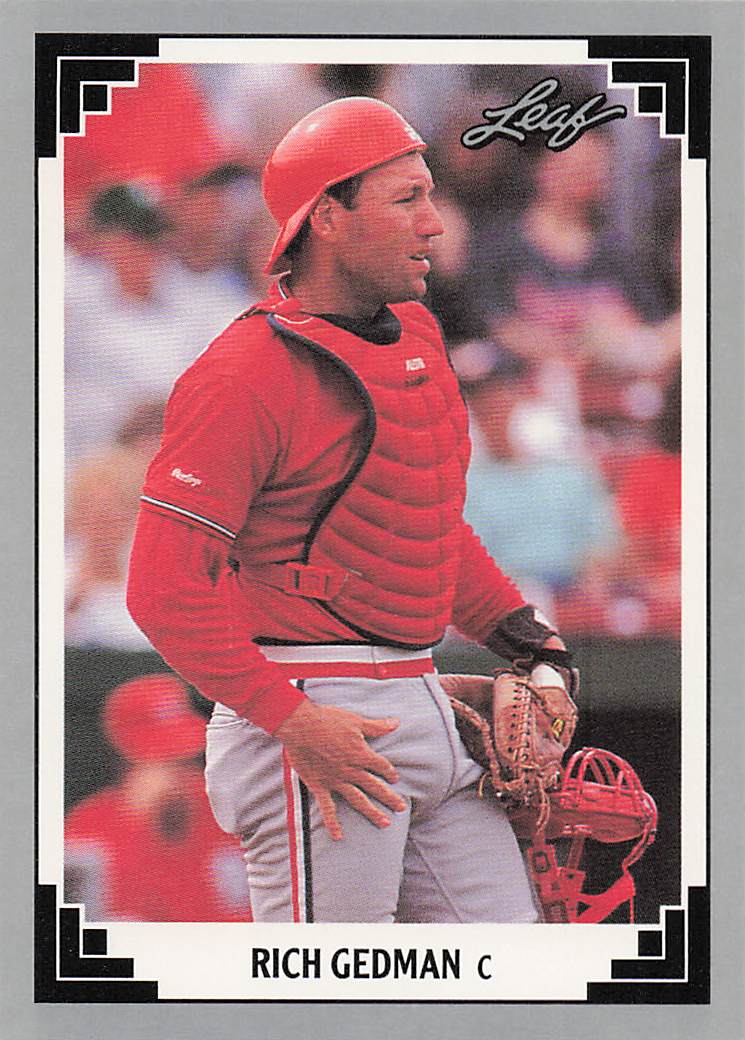 1991 Leaf Baseball Rich Gedman #418
