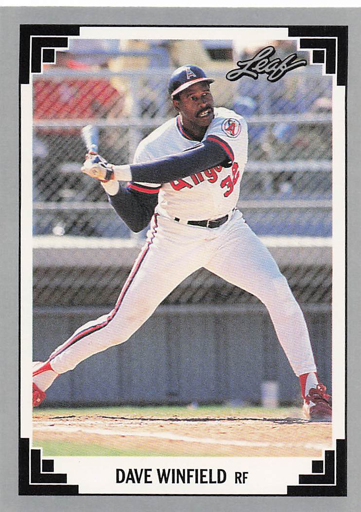 1991 Leaf Baseball Dave Winfield #499