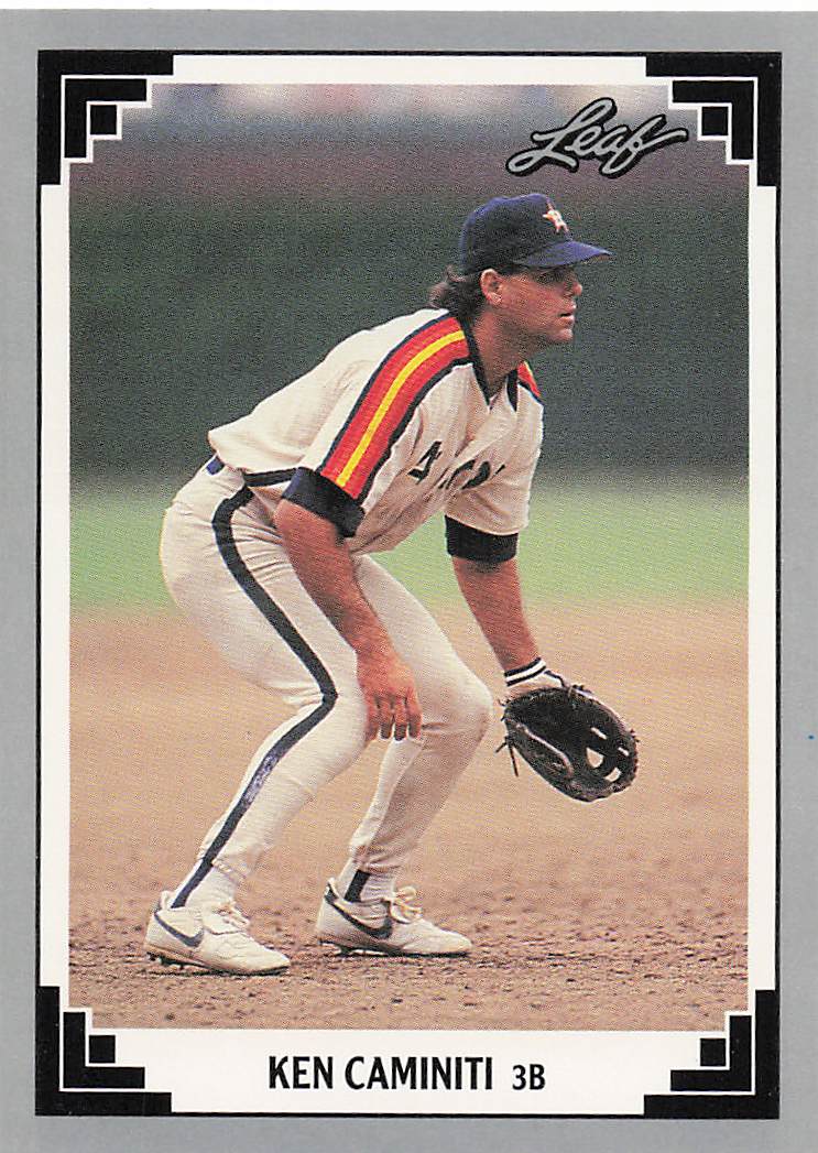 1991 Leaf Baseball Ken Caminiti #502