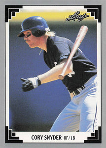 1991 Leaf Baseball Cory Snyder #506