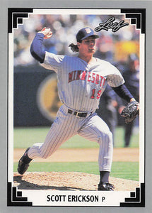 1991 Leaf Baseball Scott Erickson #527