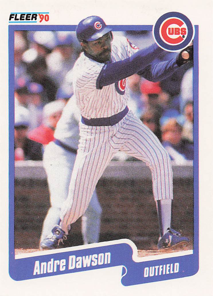 1990 Fleer Baseball Andre Dawson #29