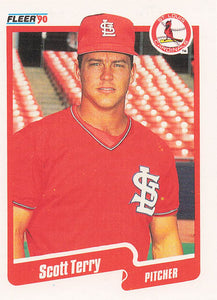 1990 Fleer Baseball Scott Terry #261b