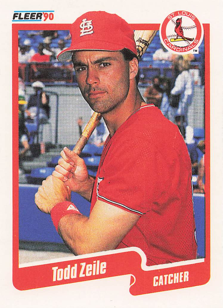 1990 Fleer Baseball Todd Zeile #265b Rookie