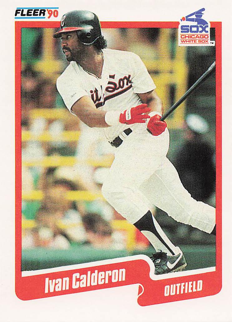 1990 Fleer Baseball Ivan Calderon #529