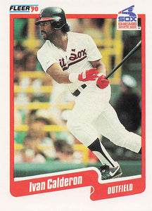 1990 Fleer Baseball Ivan Calderon #529