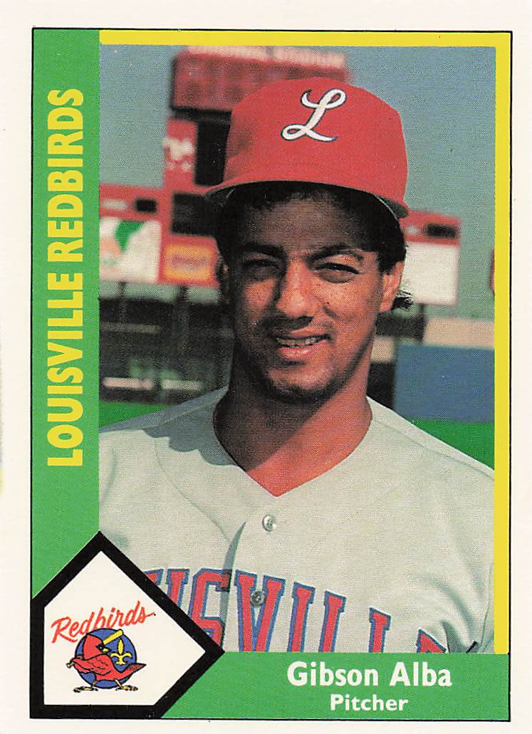 1990 CMC Louisville Redbirds Baseball Gibson Alba #2