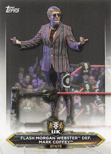 2020 Topps WWE NXT Wrestling Flash Morgan Webster / Mark Coffey #18