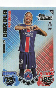 2024-25 Topps Match Attax UEFA Club Competitions Soccer Bradley Barcola #450