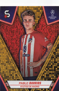 2023-24 Topps Superstars Soccer Golden Pixels Pablo Barrios #22