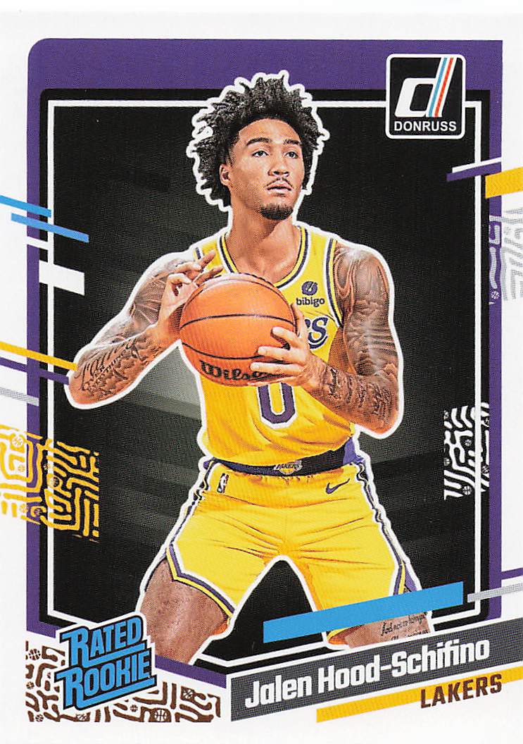 2023-24 Donruss Basketball Silver Press Proof Jalen Hood-Schifino #216 Rookie