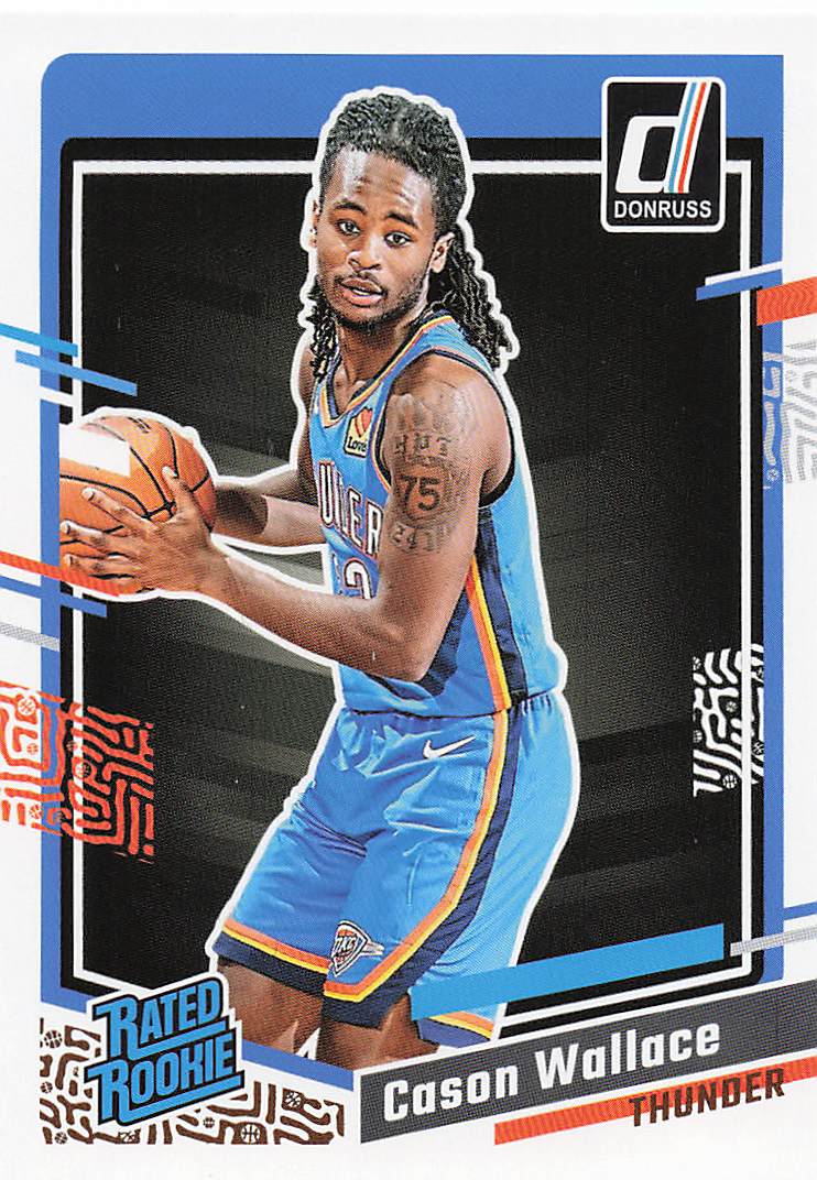 2023-24 Donruss Basketball Cason Wallace #231 Rookie