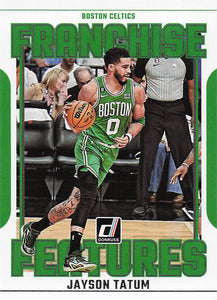 2023-24 Donruss Basketball Franchise Features Jayson Tatum #1