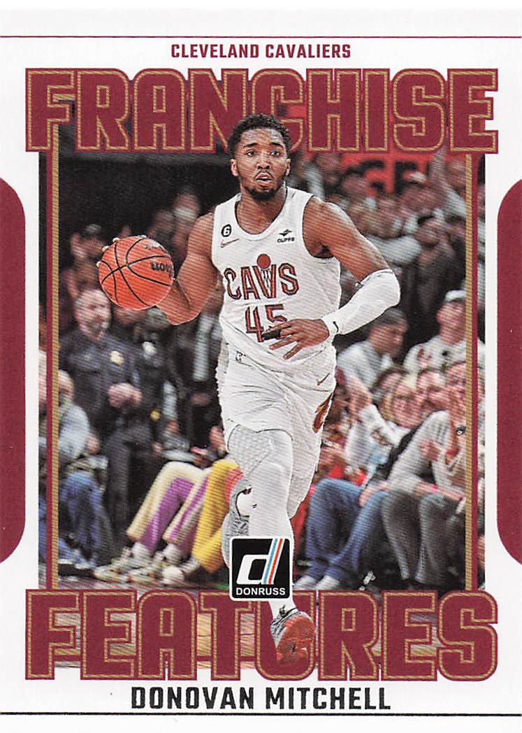 2023-24 Donruss Basketball Franchise Features Donovan Mitchell #6