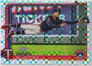 2025 Topps Chrome Baseball X-Fractors Byron Buxton #172