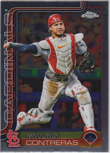 2025 Topps Chrome Baseball Willson Contreras #82