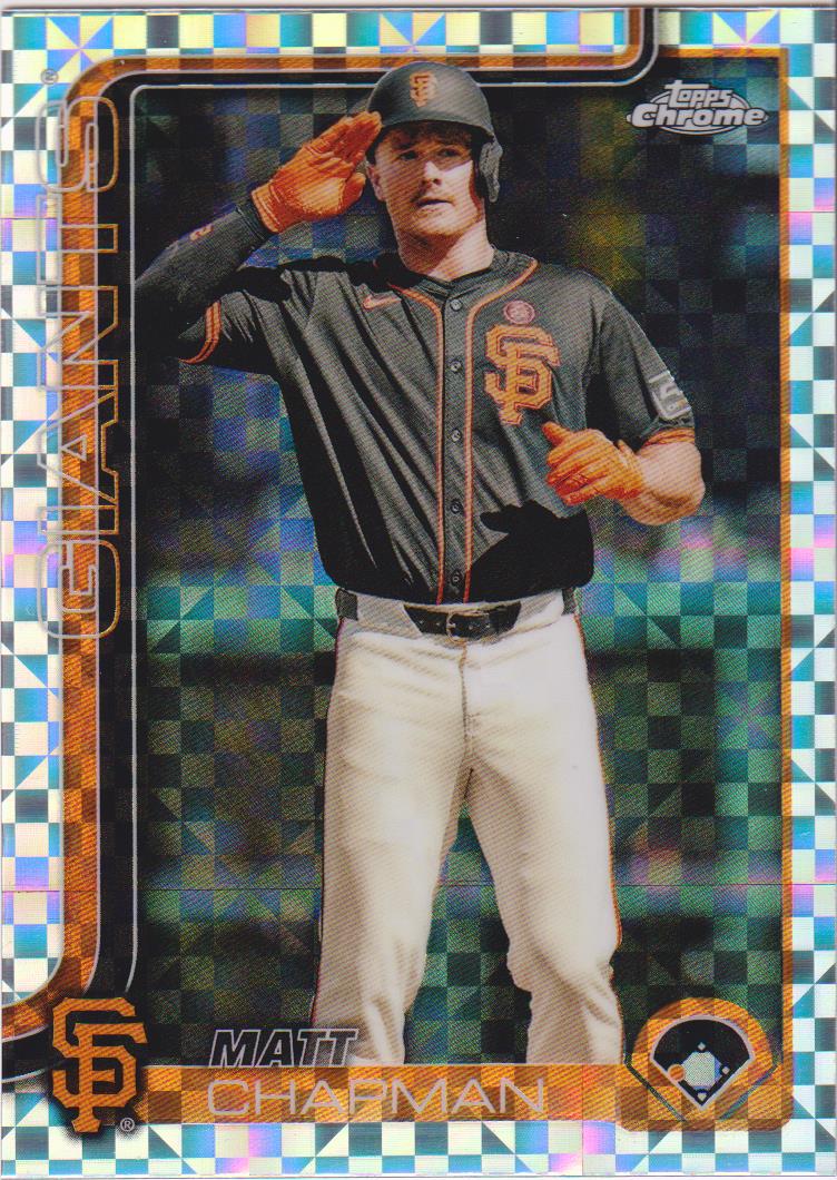2025 Topps Chrome Baseball X-Fractors Matt Chapman #148