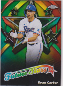 2025 Topps Chrome Baseball Future Stars Evan Carter #FS-12