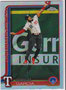 2025 Topps Chrome Baseball Refractors Adolis García #293