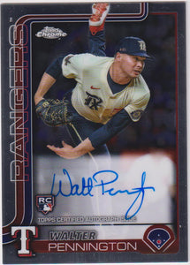 2025 Topps Chrome Baseball Rookie Autographs Walter Pennington #RA-WP