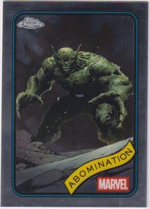 2025 Topps Chrome Marvel Abomination #132