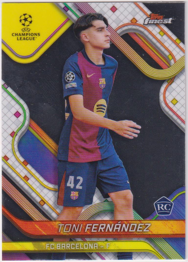 2024-25 Finest UEFA Club Competitions Soccer Toni Fernández #123 Rookie