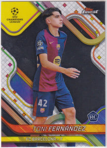 2024-25 Finest UEFA Club Competitions Soccer Toni Fernández #123 Rookie