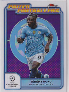 2024-25 Finest UEFA Club Soccer Prized Footballers Jérémy Doku #PF-2
