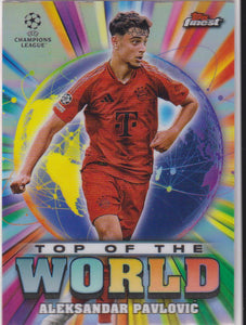 2024-25 Finest UEFA Top of the World Aleksandar Pavlovi? #TW-14