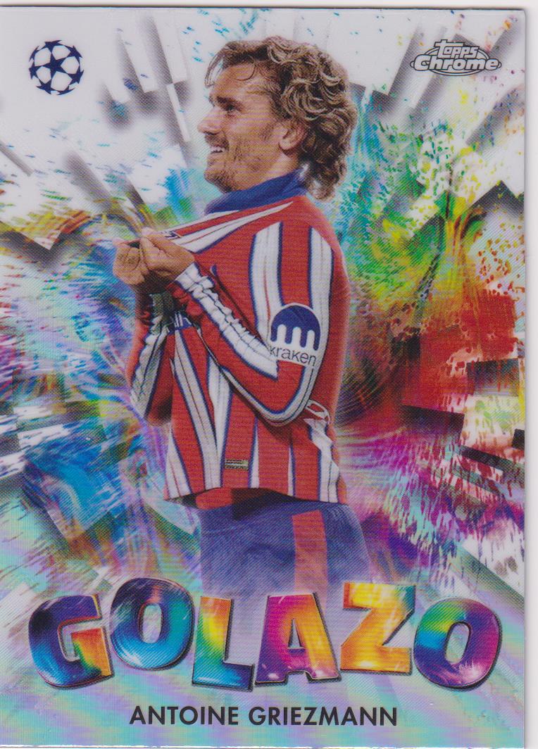 2024-25 Topps Chrome Golazo Antoine Griezmann #GZ-17