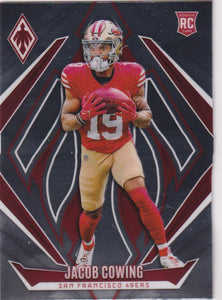 2024 Panini Phoenix Football Jacob Cowing #186 Rookie