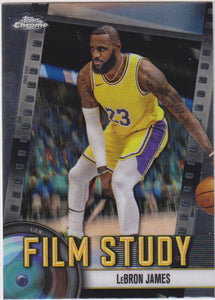 2024-25 Topps Chrome Basketball Film Study LeBron James #FS-6