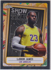 2024-25 Topps Chrome Basketball Show and Tell LeBron James #ST-6