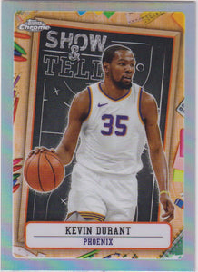2024-25 Topps Chrome Basketball Show and Tell Kevin Durant #ST-1