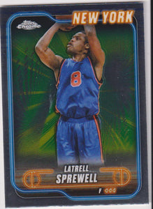 2024-25 Topps Chrome Basketball Latrell Sprewell #4