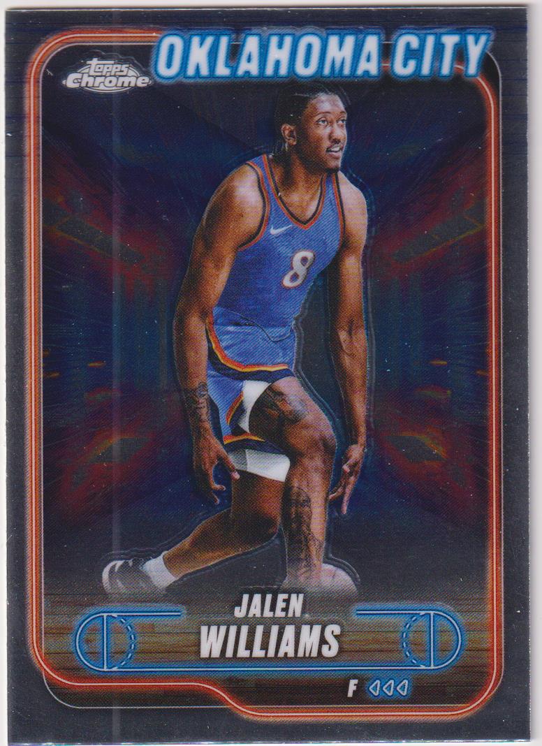 2024-25 Topps Chrome Basketball Jalen Williams #63