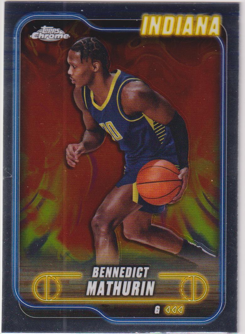2024-25 Topps Chrome Basketball Bennedict Mathurin #96