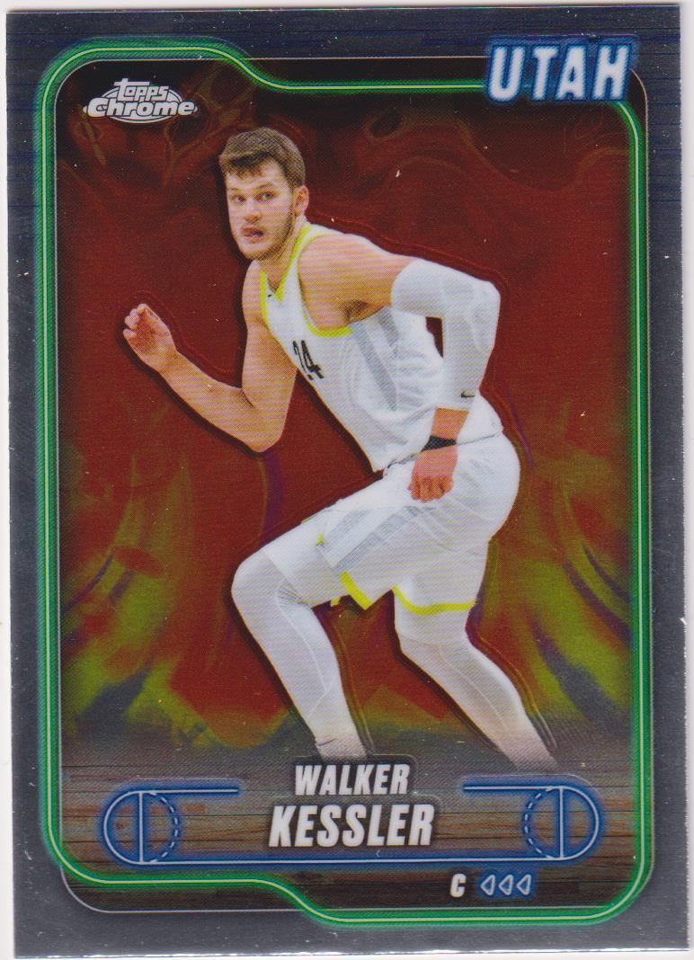2024-25 Topps Chrome Basketball Walker Kessler #66