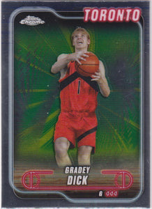 2024-25 Topps Chrome Basketball Gradey Dick #92