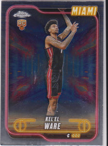 2024-25 Topps Chrome Sapphire Basketball Kel'el Ware #103 Rookie